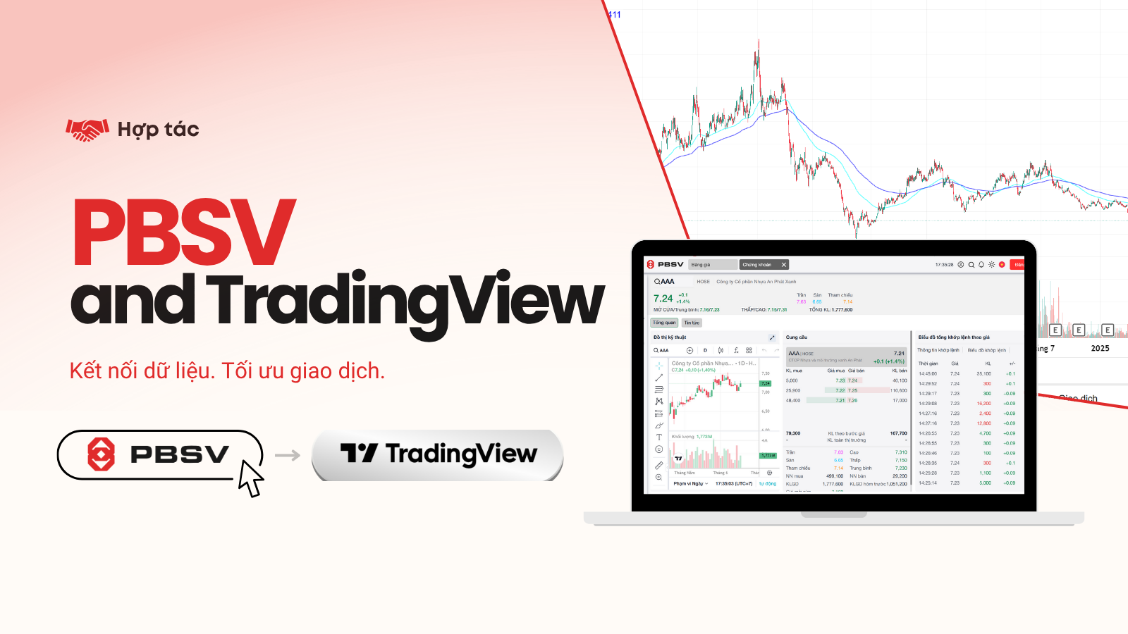 PBSV Hợp Tác Với TradingView